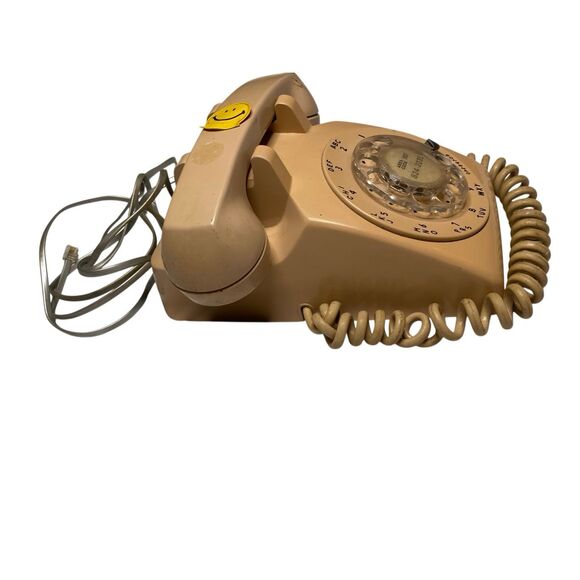 Stromberg Carlson Beige Rotary Dial Landline Telephone Vintage SC63 USA Phone - Picture 4 of 14